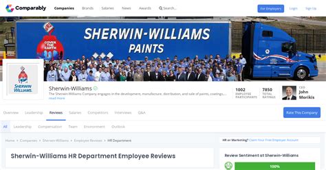 sherwin williams hr|sherwin williams employee.